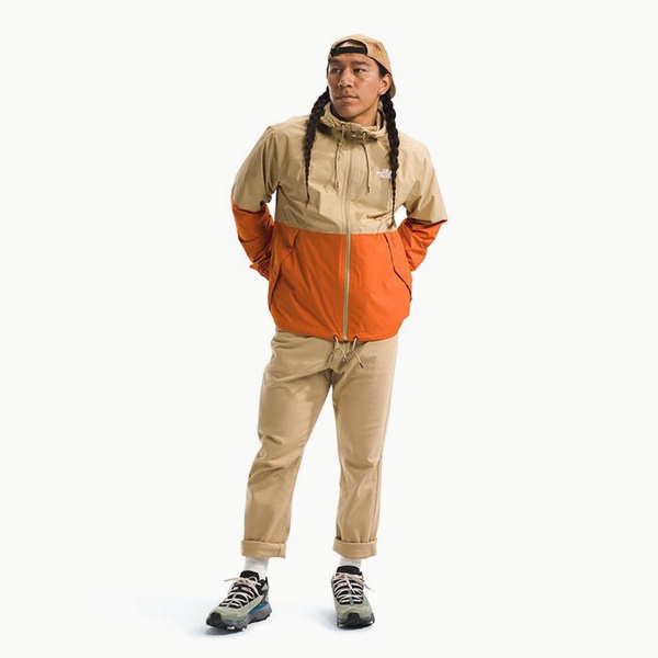 Куртка TNF Antora Rain Hoodie (Мужской; S; KhakiStone DesertRust)